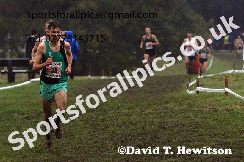 Senior Mens 2023 National Cross Country Relays, Berry Hill Park, Mansfield.  Photo: David T. Hewitson/Sports for All Pics